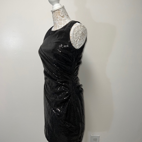 Black Sequin Dress - Size 6 - Picture 2 of 6